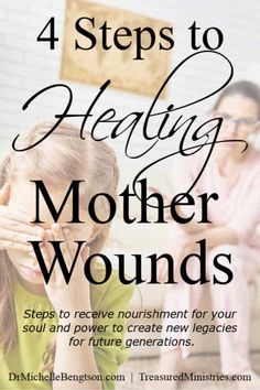 Healing From Mother Wounds, Blockage Remover Affirmations, Heal Mother Wound, Healing Mother Daughter Relationships, Trama Healing, Mother Wound Healing, Steps To Healing, Mind Facts, Mother Wound