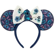 2024 Disney Parks Stitch Allover Simulated Leather Minnie Mouse Ear Headband Brand New With Tags! Smoke Free Home Stitch Ears, Disney Ears Headband, Disney Minnie Mouse Ears, Disney Headbands, Magical Accessories, Minnie Mouse Ears Headband, Disney Mouse, Mouse Ears Headband, Mickey Mouse Ears