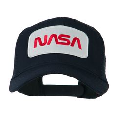 PRICES MAY VARY. Made of 35% cotton and 65% polyester, mesh back. One size fits most with adjustable plastic snap closure, fitting up to XL. Same material inner hatband. Adult/Unisex. Crown measures 4 inches deep. White NASA logo patch is heat pressed on the front crown of cap.
2 front panels with 4 panels in mesh back.
Front crown is constructed.
Bill is stiff and pre curved.
6 panels.
High profile.
Our NASA patch cap is great for any outing related to NASA and for other military uses.
All Seas Nasa Patch, Nasa Hoodie, Plain Caps, Nasa Logo, Nasa Astronauts, Embroidered Cap, Baseball Trucker Hat, Embroidered Caps, Mesh Cap