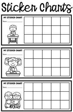 a printable worksheet for children to practice their writing skills with the words sticker chats