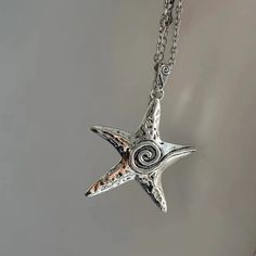 𝔇𝔢𝔱𝔞𝔦𝔩𝔰: Shape\pattern: Starfish Material: Metal Quantity: 1pc Length 45cm Style: Goth, Punk, Cyberpunk Featured with its starfish pendant & futuristic vibe Solid, durable material with a perfect sheer surface Exquisite craft, a very good gift choice Enjoy free shipping with a purchase of over 80$ Punk Cyberpunk, Sweater Necklace, Starfish Pendant, Goth Punk, Shape Pattern, Shape Patterns, Stylish Accessories, Starfish, Color Patterns