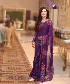 Latest Saree Design, Black Saree Designs, Latest Indian Dresses, Light Embroidery, Puff Long Sleeve Dress, Saree Ideas, Red Bridal Dress, Latest Saree