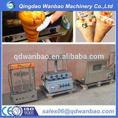 an ice cream cone making machine