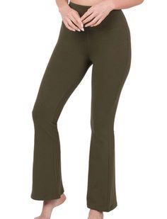 Cross-seasonal versatility, Comfort and flattering style make these yoga pants a wardrobe essential. The substantial cotton/spandex blend stretch fabric is a soft, and keeps it shape wear after wear. Machine washable Fitted to the knee and then flares Wide waistband Yoga Flare Pants, Flare Yoga Pants, Stretch Yoga, Shape Wear, Favorite Boots, Yoga Pant, Wide Waistband, Flare Pants, Cotton Spandex