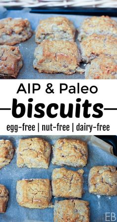 AIP & Paleo Cassava Flour *Biscuits* (egg-free, nut-free, dairy-free) Cassava Flour Biscuits, Aip Biscuits, Paleo Biscuits, Egg And Grapefruit Diet, Flour Biscuits, Eat Beautiful, Autoimmune Paleo Recipes, Aip Paleo Recipes, Delicious Paleo Recipes