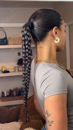 Gym Hairstyles, Curly Hair Styles Easy, Slicked Back Hair, Slick Hairstyles, Sleek Hairstyles