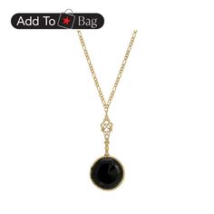 in stock Classic Black Jewelry With Chain Detail, Classic Black Chain Jewelry, Elegant Black Necklace With Black Enamel, Chic Evening Jewelry With Black Enamel, Classic Black Necklaces With Round Pendant, Classic Black Necklace With Round Pendant, Classic Black Round Pendant Necklace, Black Round Chain Necklace, Black Round Necklaces For Evening