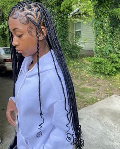 Hairstyle Ideas Easy, Feed In Braids Hairstyles, Tutorial Ideas, Braided Hairstyle, Cute Braided Hairstyles, Box Braids Hairstyles For Black Women, Braided Cornrow Hairstyles