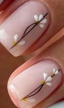 Mum Nails, Elegant Nails, Blooming Flowers, Nails Design, Helix