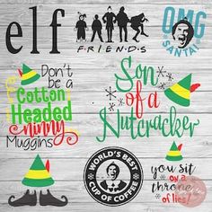 elf svg files for cricut and silhouettes