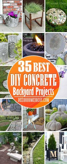 the 25 best diy concrete backyard projects