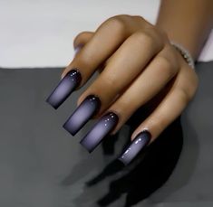 Black Texture Nails, Vamp Nails, Gel Overlay Nails, Birthday 22, Fresh Nails, Hoco Inspo, Overlay Nails, Beauty Hacks Nails, Black Acrylic Nails