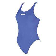 a women's swimsuit with the word arena written on it in white and blue