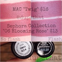 MAC Twig Lipstick Dupes - All In The Blush Mac Lip Liner, Mac Lipstick Colors