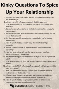 kinky questions Questions About Sexuality, Questions To Ask To Build Intimacy, Intimacy Questions To Ask Your Boyfriend, Relationship Questions To Ask Each Other, Questions To Ask Your Partner, Boyfriend Questions, Spice Up Your Relationship, Intimate Questions