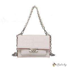 Bird in Bag - New ladies small bags new fashion chain single shoulder crossbody bag small square bag Trendy White Square Flap Bag, Trendy Beige Box Bag With Chain Strap, Trendy Square Evening Bag With Phone Holder, Trendy Large Capacity Square Evening Bag, Beige Crossbody Box Bag With Chain Strap, Trendy Square Evening Bag With Large Capacity, Rectangular Bag With Chain Strap, Beige Square Bag With Chain Strap, Trendy Large Capacity Rectangular Evening Bag