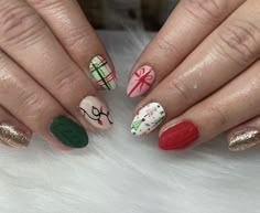 Freestyle Nails, Nail Charm, Christmas Gel, Christmas Gel Nails, Finger Nails, Cute Acrylic Nail Designs, Nail Stuff, Christmas Nails Acrylic, Xmas Nails