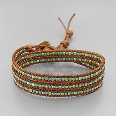 Wrap Bracelet With Seed Beads - Features Cord And Acrylic Materials - Secured With A Toggle Closure - Length: 19 Inches Bead Wrap Bracelet, Beaded Wrap Bracelets, Wrap Bracelets, Beaded Wraps, Bead Patterns, Acrylic Material, Seed Bead, Beading Patterns, Womens Jewelry Bracelets