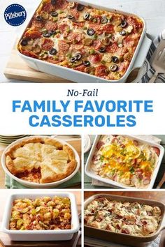 no fail family favorite casseroles