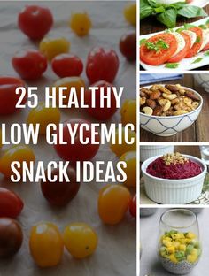 healthy low glycemic snack ideas