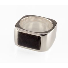 Emporio Armani Sterling Silver Heavy Square Onyx Band Ring Size 10.75 Gorgeous Sterling Silver Ring Square Shape Two Sides Have Flat Onyx Accents Size 10.75 Total Mass = 25.5 grams Ring is in Good Condition. Shows Few Signs of Aging or Wear. See photos for details. JP 8/25/2023 Luxury Onyx Rings For Formal Occasions, Modern Onyx Signet Ring With Polished Finish, Modern Black Enamel Rings For Formal Occasions, Modern Black Enamel Rings For Formal Events, Modern Onyx Rings For Formal Occasions, Luxury Hallmarked Onyx Rings, Modern Onyx Signet Ring For Anniversary, Minimalist Onyx Ring For Formal Occasions, Formal Onyx Rings With Polished Finish