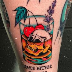 Tattoo Inspiration Sorry Mom Tattoo, Tiki Tattoo, Hawaii Tattoos, Food Tattoos, Fire Tattoo, Instagram Tattoo