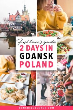 two days in gdansk poland with text overlay