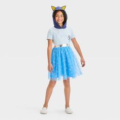 Care Bear Dress, Strawberry Shortcake Dress, Overlay Skirt, Target Clothes, Cosplay Dress, Kids Outfits Girls, Navy Blue Dresses, Tutu Dress, Girls Long Sleeve