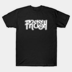 Fresh Graffiti Street Wear Classic Design. Best for everyone who loves hip hop, street art, spray painting, graffiti and other hiphop elements. Check now and buy for christmas or birthday gift. Hiphop Elements, Hip Hop Design, 80s Hip Hop, Painting Graffiti, V Neck T Shirt