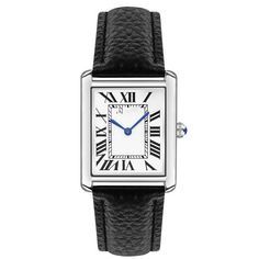 Roman Scale Couple Quartz Watch Strap - Trendha Cartier Tank Solo, Tank Watch, Cartier Santos, Cartier Tank, Quartz Clock, Square Watch, Women's Watch, Watch Sale, Watch Collection