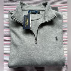 Polo Ralph Lauren Quarter Zip Sweater Brand New With Tags Size Xl Measurements: 26 In. Armpit To Armpit, 28 In. Length Ralph Lauren Half Zip, Playful Fashion, Preppy Brands, Mens Fashion Suits Casual, Ralph Lauren Quarter Zip, Overcoat Men, Polo Ralph Lauren Sweater, Outfits Hombre, Men's Outfits