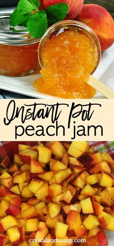 peach jam is an easy and delicious treat for summer