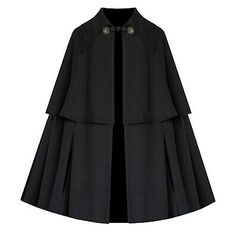 Great shopping ideas for Gothic Steampunk Victorian Medieval Renaissance Western Pirate Capelet Cloak, New women's Coats Jackets Short Cloak, Fantasy Clothing, Kawaii Clothes, Cosplay Outfits, Mode Vintage, Character Outfits, Cloak, Aesthetic Clothes