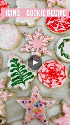 cookies decorated with icing and cookie decorating techniques