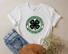 "4-H Life Shirt, 4-H Mom Shirt, 4-H Dad T-shirt, Lucky Goat Tshirt, St Patricks Day Cow Tshirt, 4H Uncle Tee, 4-H Handmade Gift, 4H Life Tees HI! Welcome to my shop, I'm pleased to see you here. My shop's main aim is to make you happy. I see you as a friend, not just a customer. Please contact me if you have any questions or want to get a custom-made design. I'm sure you'll love my designs. If you liked the design but didn't like the tshirt color we have, please contact me. I will do my best to make you satisfied. ** HOW TO ORDER SHIRT ** 1- Please, Check and Review all Photos. 2- Select Your T-Shirt Size and T-Shirt Color from drop down menus. 3- Enter your Design Color 4- Choose Your Quantity as much as you want. 5- Click ADD TO CART. And, you can go back to add more product color for yo 4h T Shirt Designs, 4 H Shirts, 4h Shirt Designs, 4h Tshirt Designs Ideas, 4-h T-shirts Ideas Design, 4h Shirt Ideas, 4-h Shirts, 4-h Tshirt Ideas, 4 H Shirts Designs Ideas