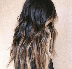 Balayage Hair From Dark To Light, Ombre Dark To Light Brown, Dark Brown With Cool Blonde Highlights, Money Piece Balayage Long Hair, Burnett Baylage Blonde, Half Balyage Long Hair, Dark Hair Color Ideas For Straight Hair, Piecey Blonde Highlights Dark Brown, Hair Extensions Inspiration