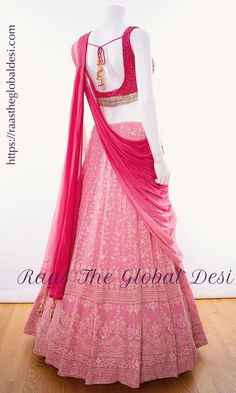 Dupatta Draping, Draping Styles, Lehenga Design