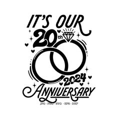 it's our 20th anniversary with two wedding rings