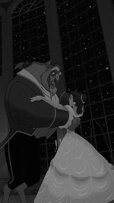 the princess and the frog from disney's beauty and the beast is dancing together