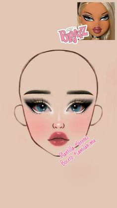 Makeup Looks Drawing, Makeup Ideas Drawing, Make Up Guide, Makeup Charts, Korean Makeup Tips, Anime Eye Makeup, Gyaru Makeup, Makeup Drawing, Anime Makeup