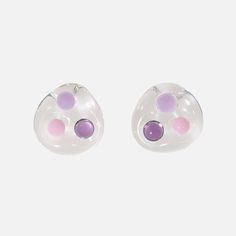 Small meets spunky with the KEANE Three Sphere Earrings. Handcrafted in the bustling city of New York using high-quality borosilicate glass, this unique piece adds a touch of wonder and magic to any outfit. It is perfect for fashion-forward individuals who appreciate the art of handcrafting and crave to make a bold statement. Multi-Colored Borosilicate Glass Because of the nature of handmade goods, color, size, and form may vary. Handmade in New York City Care instructions: Protect your pieces from impact or bending. Diamond Ear Cuff, Diamond Hoop Earrings, Grad Gifts, Pendant Bracelet, Gift Card Shop, Charm Earrings, Ring Bracelet, Ring Gift, Jewelry Shop