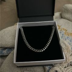 Sterling Silver Chain Classic Silver Jewelry With Chain Strap, Modern Silver Cuban Link Necklace As Gift, Modern Silver Cuban Link Necklace Gift, Classic Necklace With Chain Strap As Gift, Silver Chains For Men, Silver Chain For Men, Silver Chains, Chain Silver, Mens Accessories Jewelry