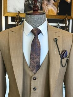 Lapel Jacket, Man Up, Slim Fit Suit, Suit Style, Mens Fashion Suits, Blazer Buttons, Wedding Suits, Grey Stripes, Mens Suits