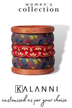 handpainted bangles Silk Thread Jewelry