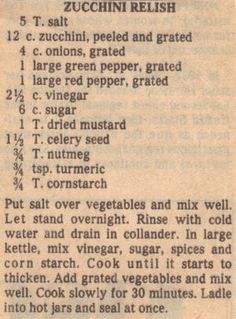 an old recipe for zucchini rolls