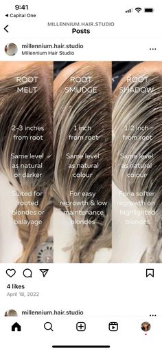 Smudge Blonde Hair, Blonde Hair Lowlights, Redken Toner, Hair Lowlights, Hair Color Placement, Blonde Hair With Lowlights, Blonde Toner, Root Smudge