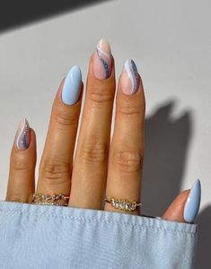 Get your nails summer-ready with our 30 beach-inspired nail designs perfect for your next vacation. Discover vibrant, carefree styles that capture the essence of the beach season. #summernails #beachnails #oceannails Blue Acrylic Nails, Winter Nails Acrylic, Beach Nails, Minimalist Nails, Perfect Nails, Blue Nails, Nail Designer