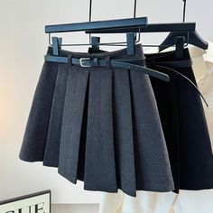 Style: Elegant Fit: Loose Fabric: Polyester Pattern: Solid Element: Belted,Zipper,Folding Dress/Skirt Length: Short Rise: High Rise Product Type: Pleated,A Line Main Composition: Polyester Season: Summer Pleated A Line Skirt, Long Pencil Skirt, Line Skirt, Skirt Women, Gray Skirt, Knit Skirt, Coat Dress, A Line Skirt, Brunei