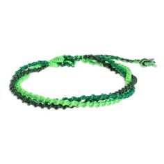 Inspired by the mountains of Atitlan Guatemalan artisan Mirian Zet creates this bracelet. In hues of green strands of nylon cord are braided by hand. This bracelet features a sliding knot for an adjustable length. Macrame Bracelet, Sliding Knot, Strand Bracelet, Macrame Bracelets, Free Gift Wrapping, Jewelry Packaging, Jewelry Gift Box, Free Jewelry, Rope Bracelet