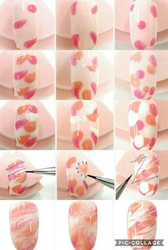 Japanese Nail Art Simple, Japanese Gel Nail Designs, Glitter French Nails, Self Nail, Navy Nails, Water Color Nails, Nail Techniques, Nail Designs Tutorial, Nail Art Techniques